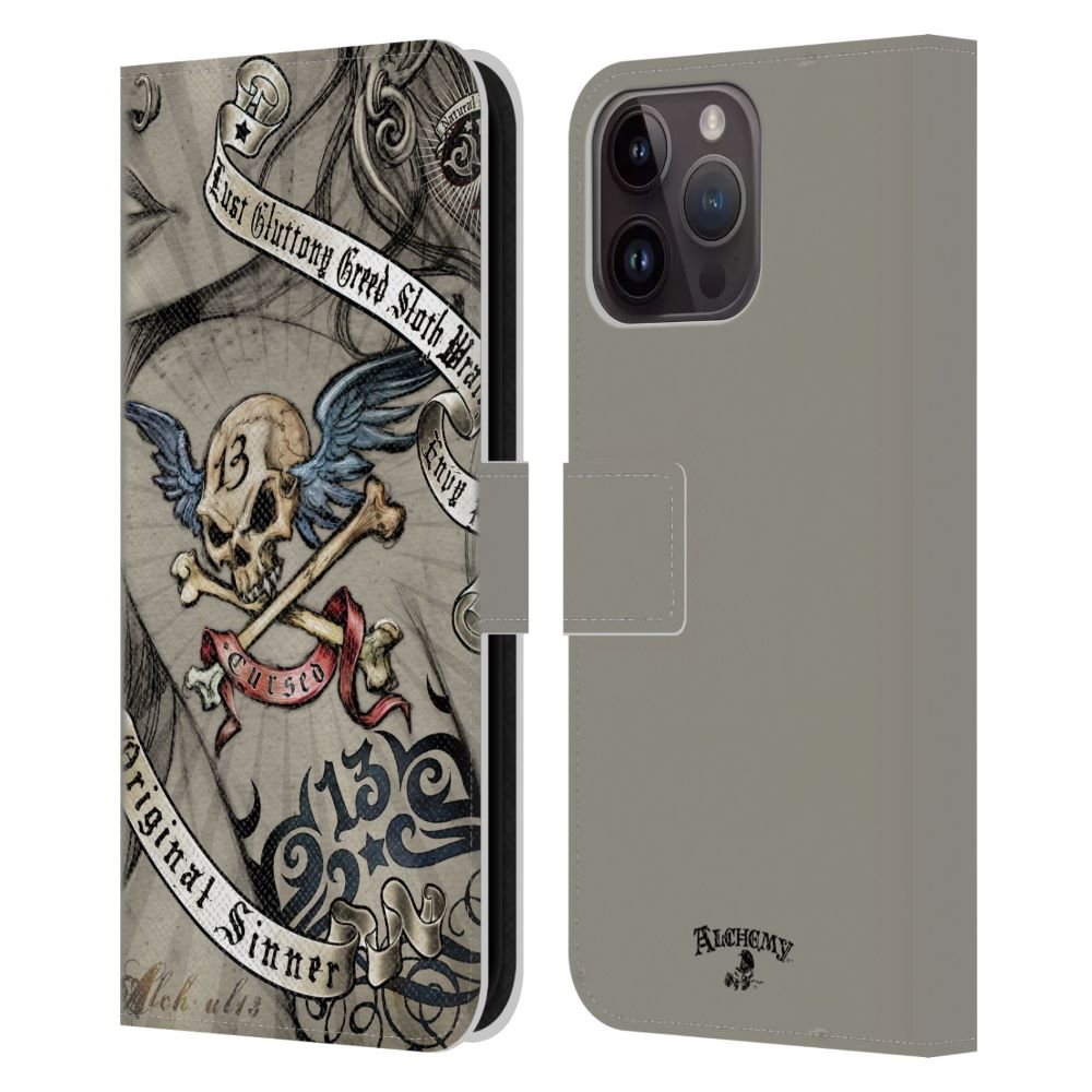 ALCHEMY GOTHIC アルケミーゴシック - Woman / Cursed レザー手帳型 / Apple iPhoneケース - PGS