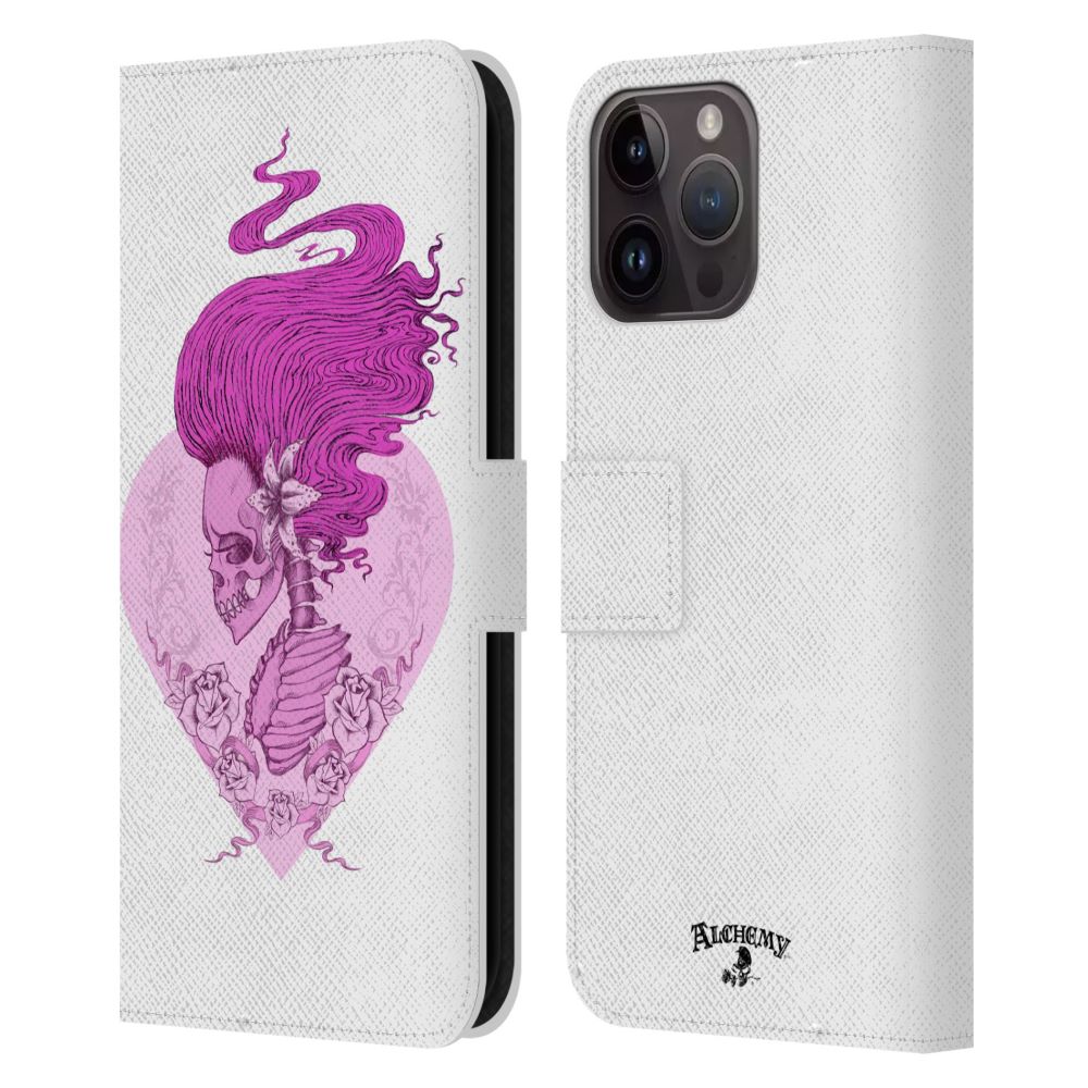 ALCHEMY GOTHIC アルケミーゴシック - Woman / The Sweet Smell Of Death レザー手帳型 / Apple iPhoneケース 【公式 / オフィシャル】