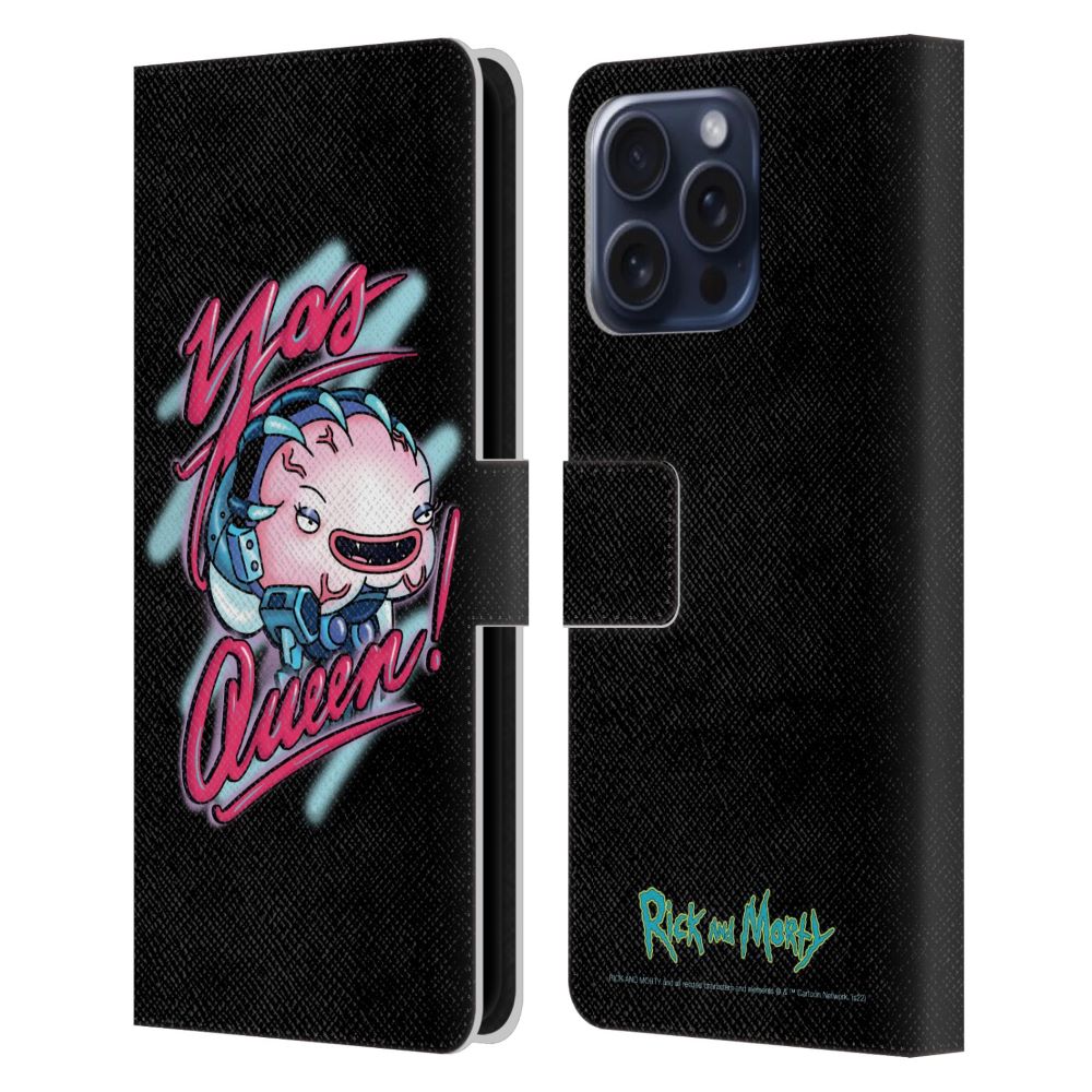 RICK AND MORTY - Season 5 Graphics / Yas Queen! レザー手帳型