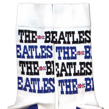 THE BEATLES ビートルズ (結成 65周年 ) - Budokan Poster & Drum Logo / ソックス / メンズ 【公式 / オフィシャル】