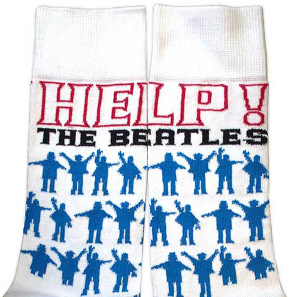 
                  
                    THE BEATLES ビートルズ (結成 65周年 ) - Help Silhouettes Repeat / ソックス / メンズ 【公式 / オフィシャル】
                  
                