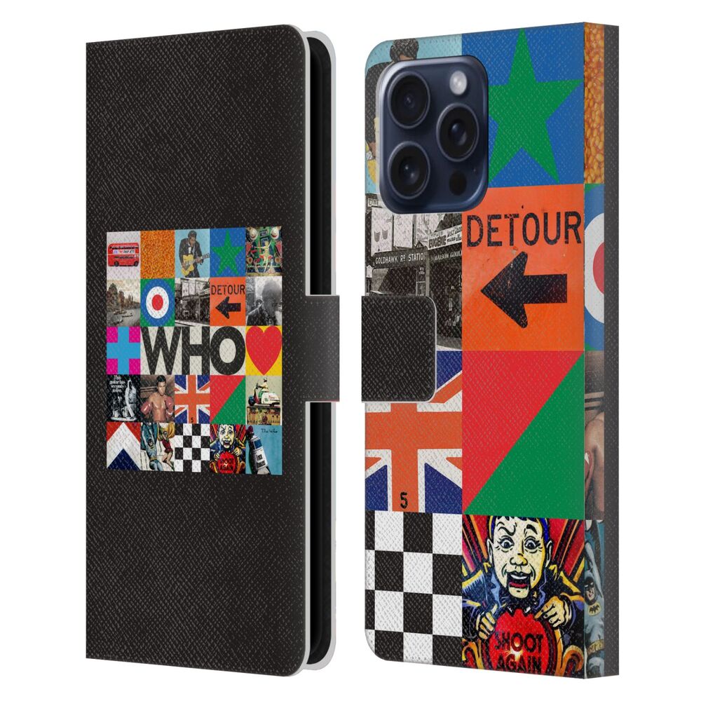 THE WHO ザ・フー (デビュー 60周年 ) - 2019 Album / Collage レザー手帳型 / Apple iPhoneケース 【公式 / オフィシャル】