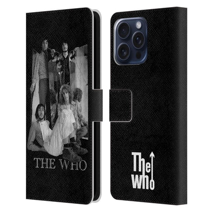 THE WHO ザ・フー - Band Art / Mirror Mono Distress レザー手帳型 / Apple iPhoneケース - PGS