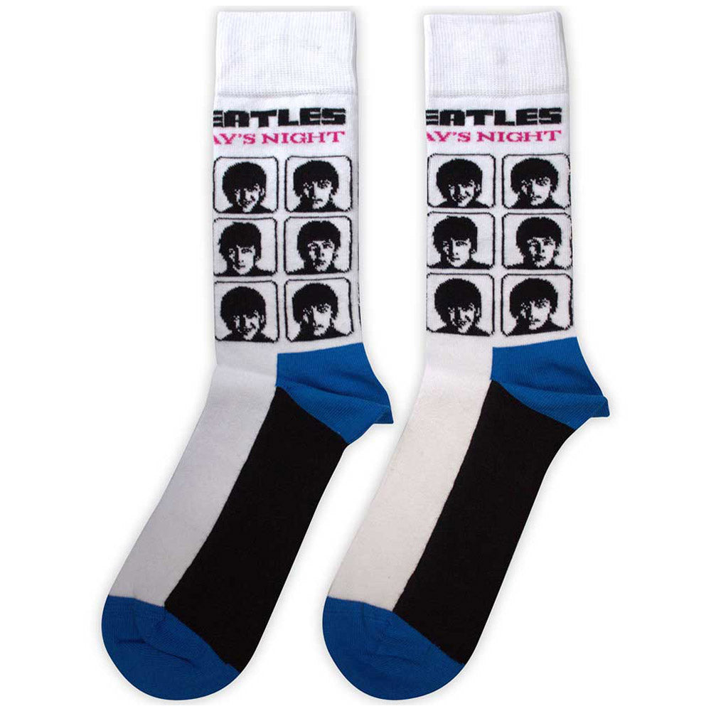 THE BEATLES ビートルズ (結成 65周年 ) - A Hard Day's Night Album / ソックス / メンズ 【公式 / オフィシャル】