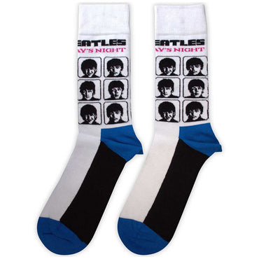 THE BEATLES ビートルズ (結成 65周年 ) - A Hard Day's Night Album / ソックス / メンズ 【公式 / オフィシャル】