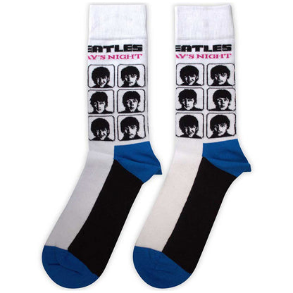 THE BEATLES ビートルズ (結成 65周年 ) - A Hard Day's Night Album / ソックス / メンズ 【公式 / オフィシャル】