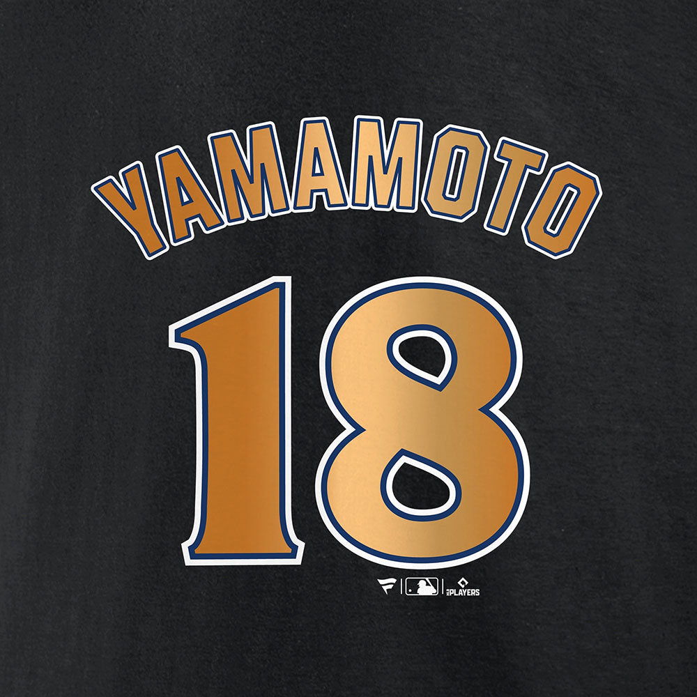 
                  
                    YOSHINOBU YAMAMOTO 山本由伸 - World Series Champion Player ネーム&ナンバー / 限定 / バックプリントあり / Tシャツ / メンズ 【公式 / オフィシャル】
                  
                