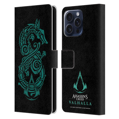 ASSASSINS CREED アサシンクリード - Valhalla Symbols And Patterns / Graphic レザー手帳型 / Apple iPhoneケース 【公式 / オフィシャル】