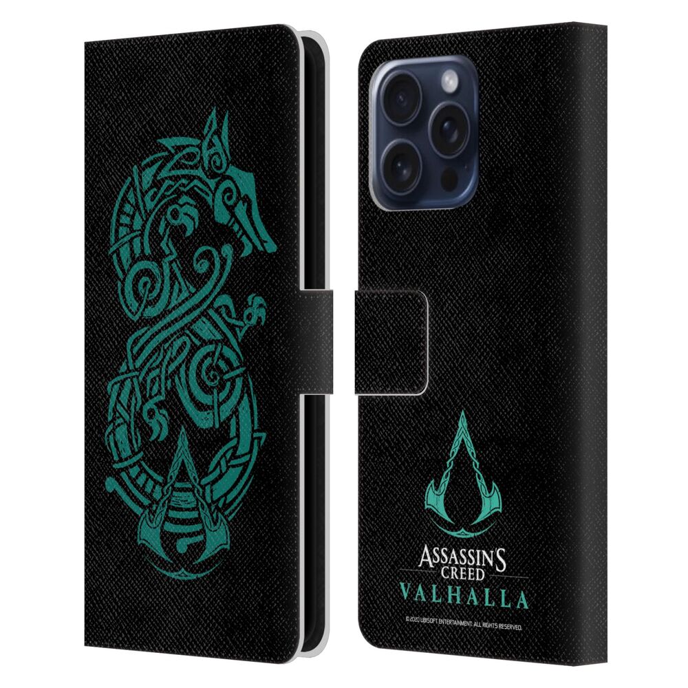 ASSASSINS CREED アサシンクリード - Valhalla Symbols And Patterns / Graphic レザー手帳型 / Apple iPhoneケース 【公式 / オフィシャル】