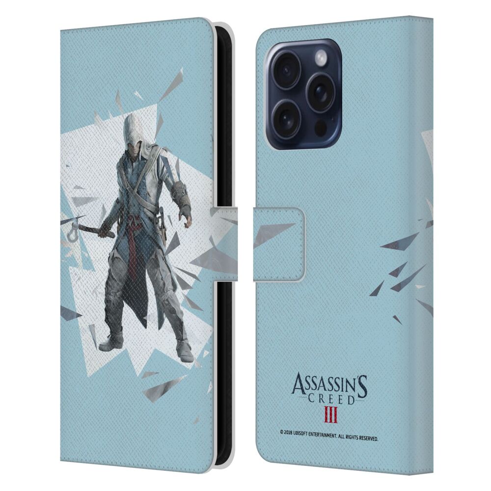 ASSASSINS CREED アサシンクリード - III Connor / Stand レザー手帳型 / Apple iPhoneケース 【公式 / オフィシャル】