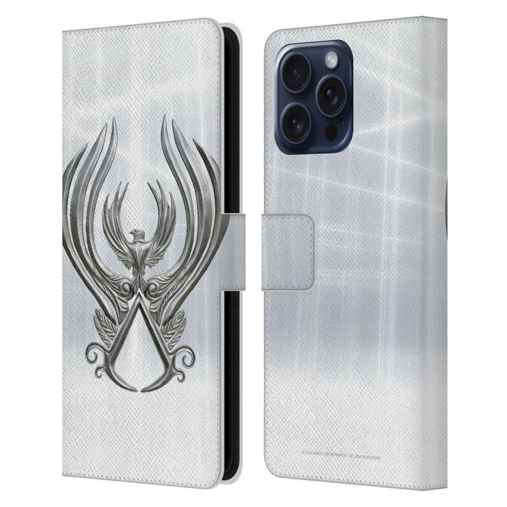 ASSASSINS CREED アサシンクリード - Brotherhood Logo / Maine レザー手帳型 / Apple iPhoneケース 【公式 / オフィシャル】