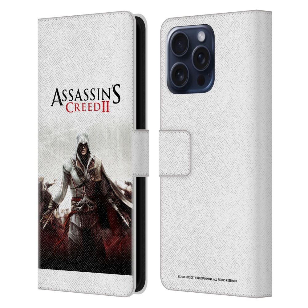 ASSASSINS CREED アサシンクリード - II Key Art / Ezio 2 レザー手帳型 / Apple iPhoneケース 【公式 / オフィシャル】