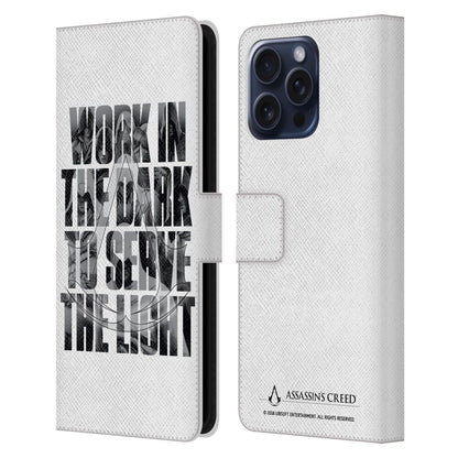 ASSASSINS CREED アサシンクリード - Legacy Typography / Double Exposure レザー手帳型 / Apple iPhoneケース 【公式 / オフィシャル】