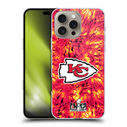 NFL ナショナルフットボールリーグ - 2024 Super Bowl LVIII Champions / Kansas City Chiefs Tie Dye ハード case / Apple iPhoneケース 【公式 / オフィシャル】