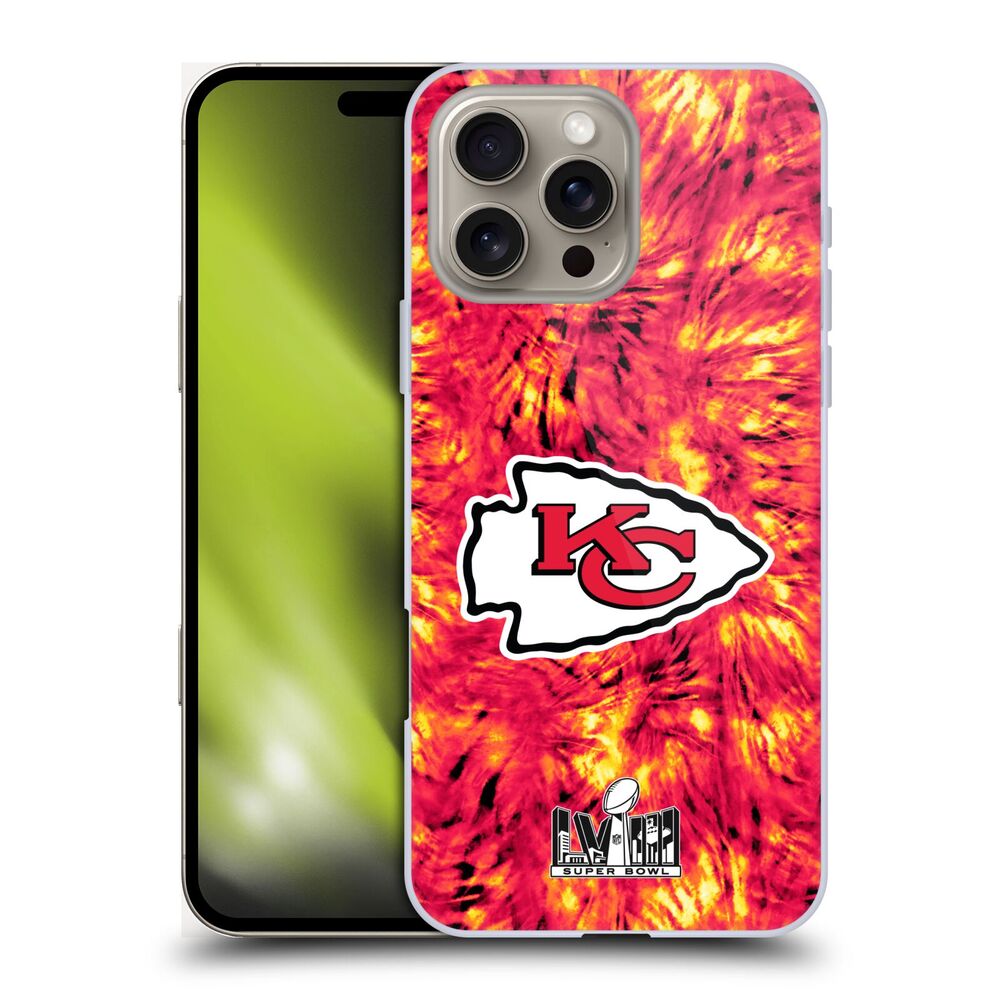 NFL ナショナルフットボールリーグ - 2024 Super Bowl LVIII Champions / Kansas City Chiefs Tie Dye ハード case / Apple iPhoneケース 【公式 / オフィシャル】