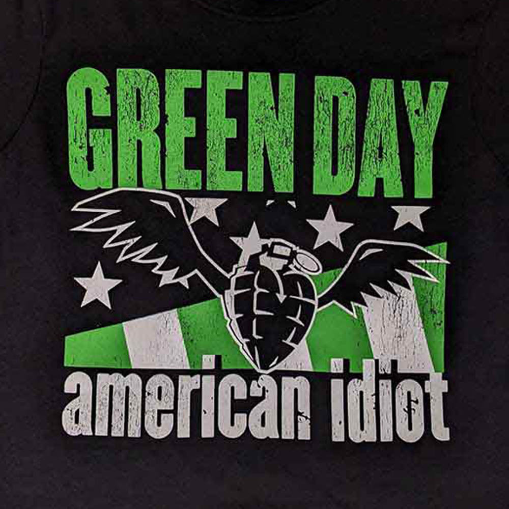 GREEN DAY グリーンデイ - American Idiot Wings / クロップトップ / タイダイ / Tシャツ / レディース 【公式 / オフィシャル】