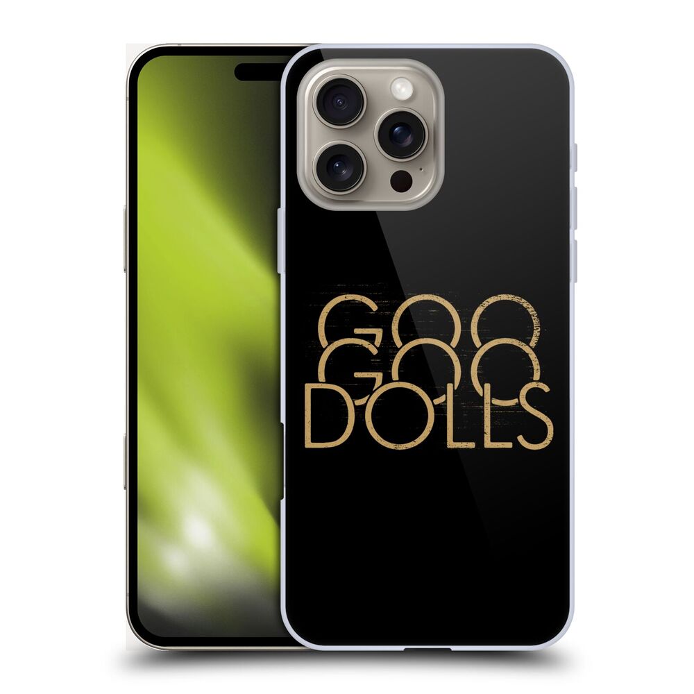 GOO GOO DOLLS グーグードールズ - Graphics / Stacked Gold ハード case / Apple iPhoneケース 【公式 / オフィシャル】
