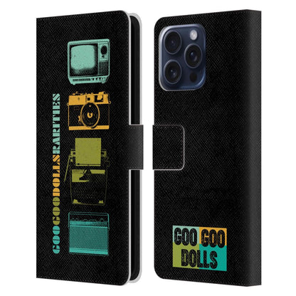 GOO GOO DOLLS グーグードールズ - Graphics / Rarities Vintage レザー手帳型 / Apple iPhoneケース 【公式 / オフィシャル】