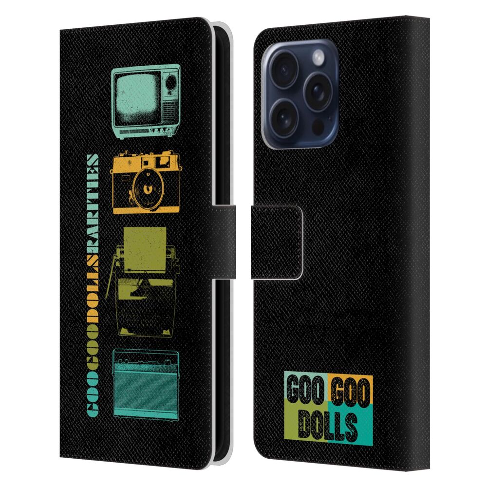 GOO GOO DOLLS グーグードールズ - Graphics / Rarities Vintage レザー手帳型 / Apple iPhoneケース 【公式 / オフィシャル】