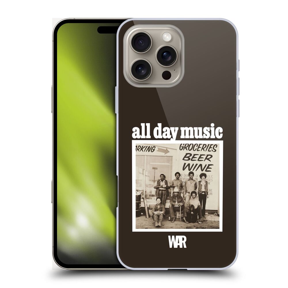 WAR ウォー - Graphics / All Day Music Album ハード case / Apple iPhoneケース 【公式 / オフィシャル】