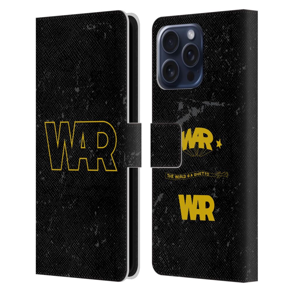 WAR ウォー - Graphics / Logo レザー手帳型 / Apple iPhoneケース 【公式 / オフィシャル】