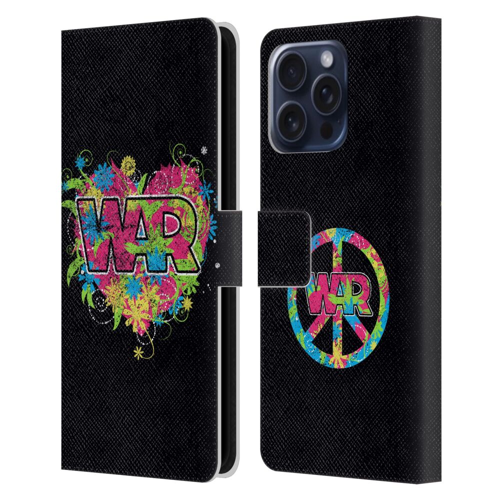 WAR ウォー - Graphics / Heart Logo レザー手帳型 / Apple iPhoneケース 【公式 / オフィシャル】