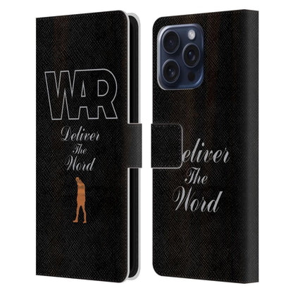 WAR ウォー - Graphics / Deliver The World レザー手帳型 / Apple iPhoneケース 【公式 / オフィシャル】