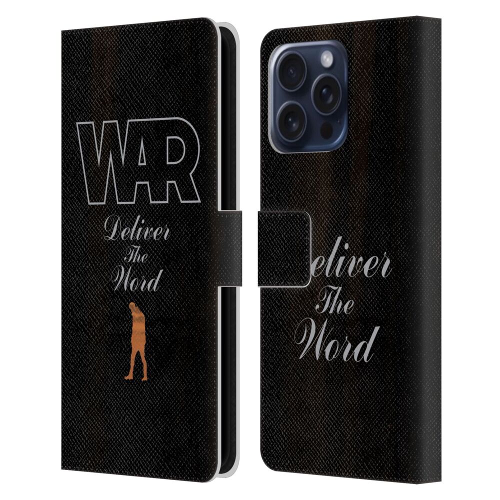 WAR ウォー - Graphics / Deliver The World レザー手帳型 / Apple iPhoneケース 【公式 / オフィシャル】
