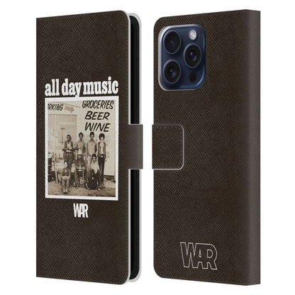WAR ウォー - Graphics / All Day Music Album レザー手帳型 / Apple iPhoneケース 【公式 / オフィシャル】