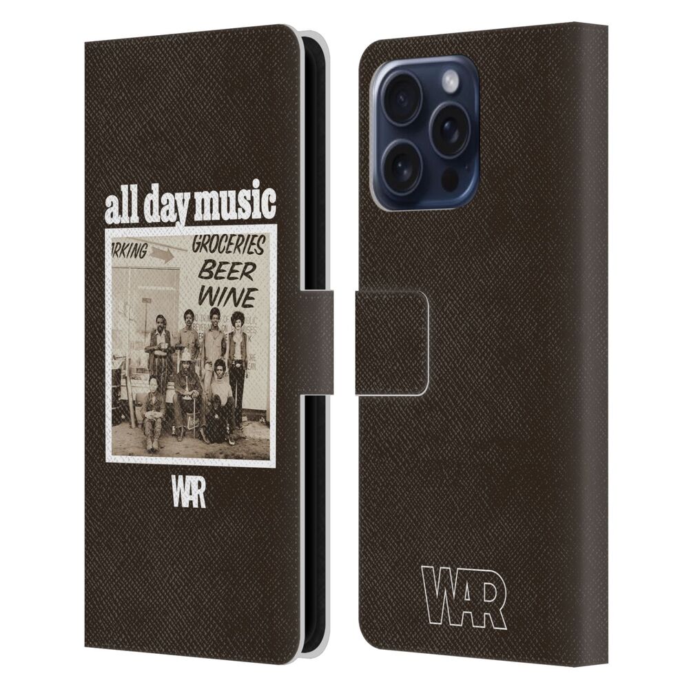 WAR ウォー - Graphics / All Day Music Album レザー手帳型 / Apple iPhoneケース 【公式 / オフィシャル】