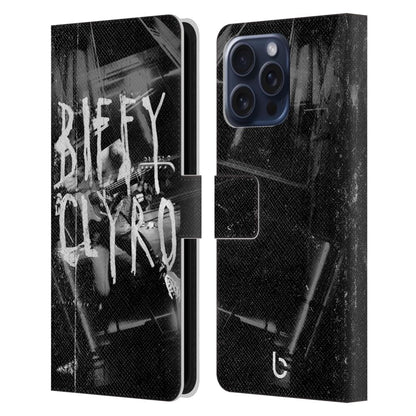 BIFFY CLYRO ビッフィクライロ - Graphics / Black White レザー手帳型 / Apple iPhoneケース 【公式 / オフィシャル】