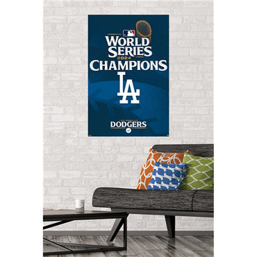 LOS ANGELES DODGERS（MLB） ロサンゼルスドジャース - 2024 World Series Team Logo / ポスター 【公式 / オフィシャル】