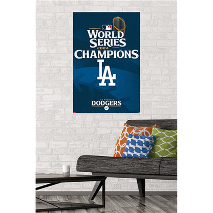 LOS ANGELES DODGERS（MLB） ロサンゼルスドジャース - 2024 World Series Team Logo / ポスター 【公式 / オフィシャル】