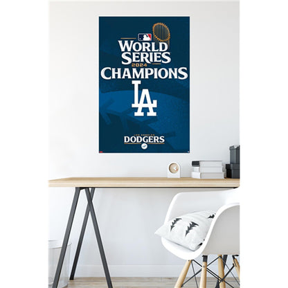 LOS ANGELES DODGERS（MLB） ロサンゼルスドジャース - 2024 World Series Team Logo / ポスター 【公式 / オフィシャル】