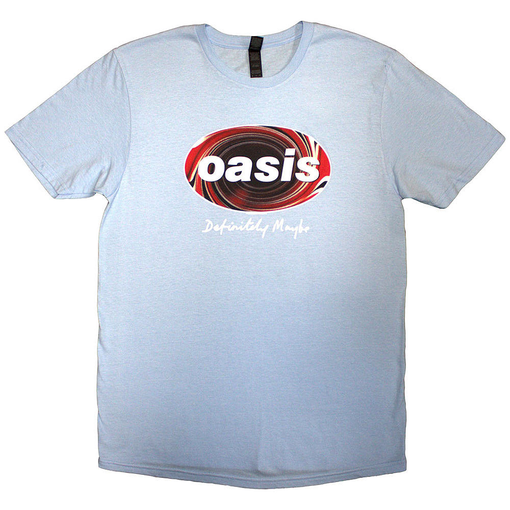 OASIS オアシス (10月 来日 記念 ) - Definitely Maybe Union Jack Oval / Tシャツ / メンズ 【公式 / オフィシャル】