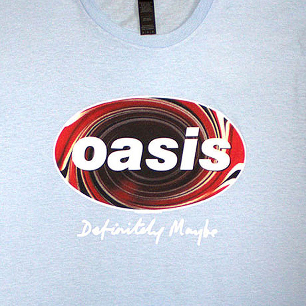 OASIS オアシス (10月 来日 記念 ) - Definitely Maybe Union Jack Oval / Tシャツ / メンズ 【公式 / オフィシャル】