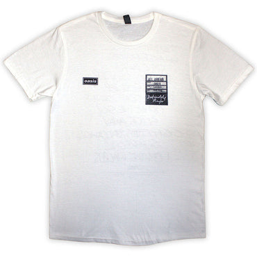 OASIS オアシス - Definitely Maybe AAA Setlist / バックプリントあり / Tシャツ / メンズ