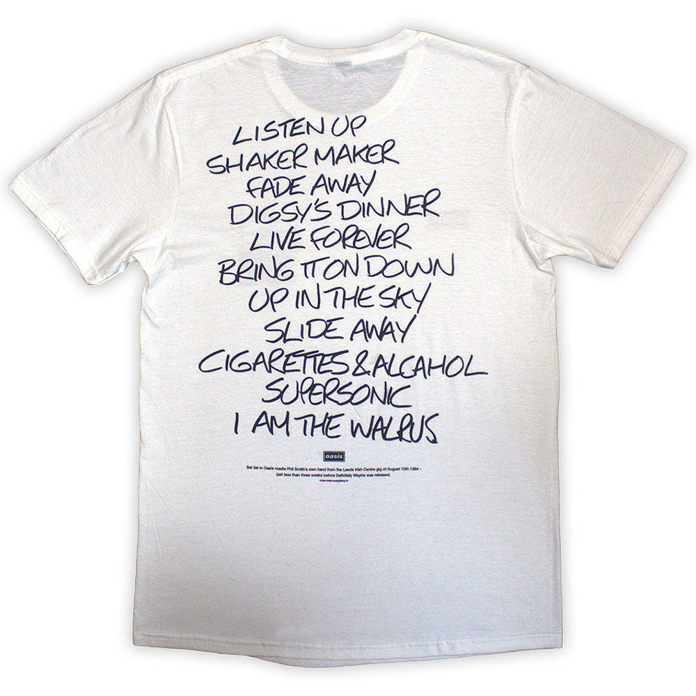 
                  
                    OASIS オアシス (10月 来日 記念 ) - Definitely Maybe AAA Setlist / バックプリントあり / Tシャツ / メンズ 【公式 / オフィシャル】
                  
                