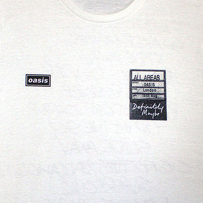 OASIS オアシス - Definitely Maybe AAA Setlist / バックプリントあり / Tシャツ / メンズ