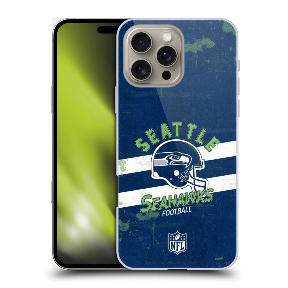 SEATTLE SEAHAWKS（NFL） シアトルシーホークス シアトルシーホークス - Helmet Distressed ハード case / Apple iPhoneケース - PGS