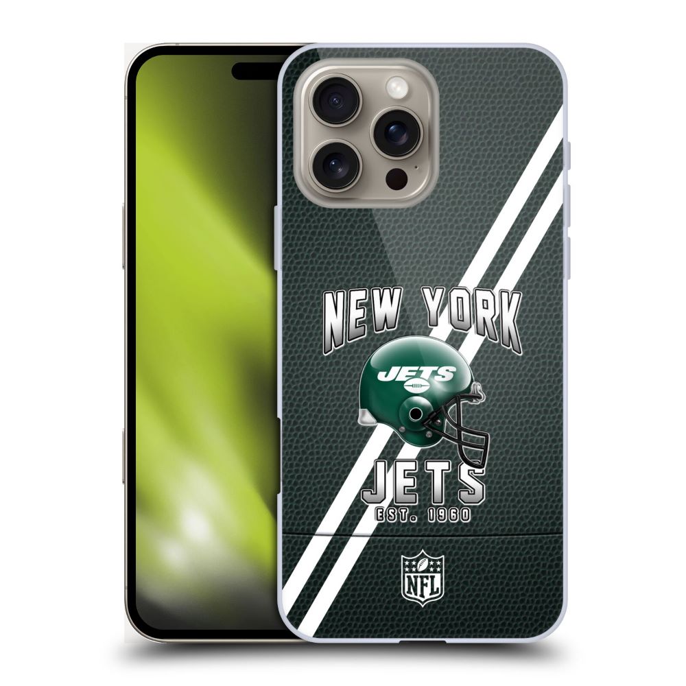 NEW YORK JETS（NFL） ニューヨークジェッツ ニューヨークジェッツ - Football Stripes ハード case / Apple iPhoneケース 【公式 / オフィシャル】