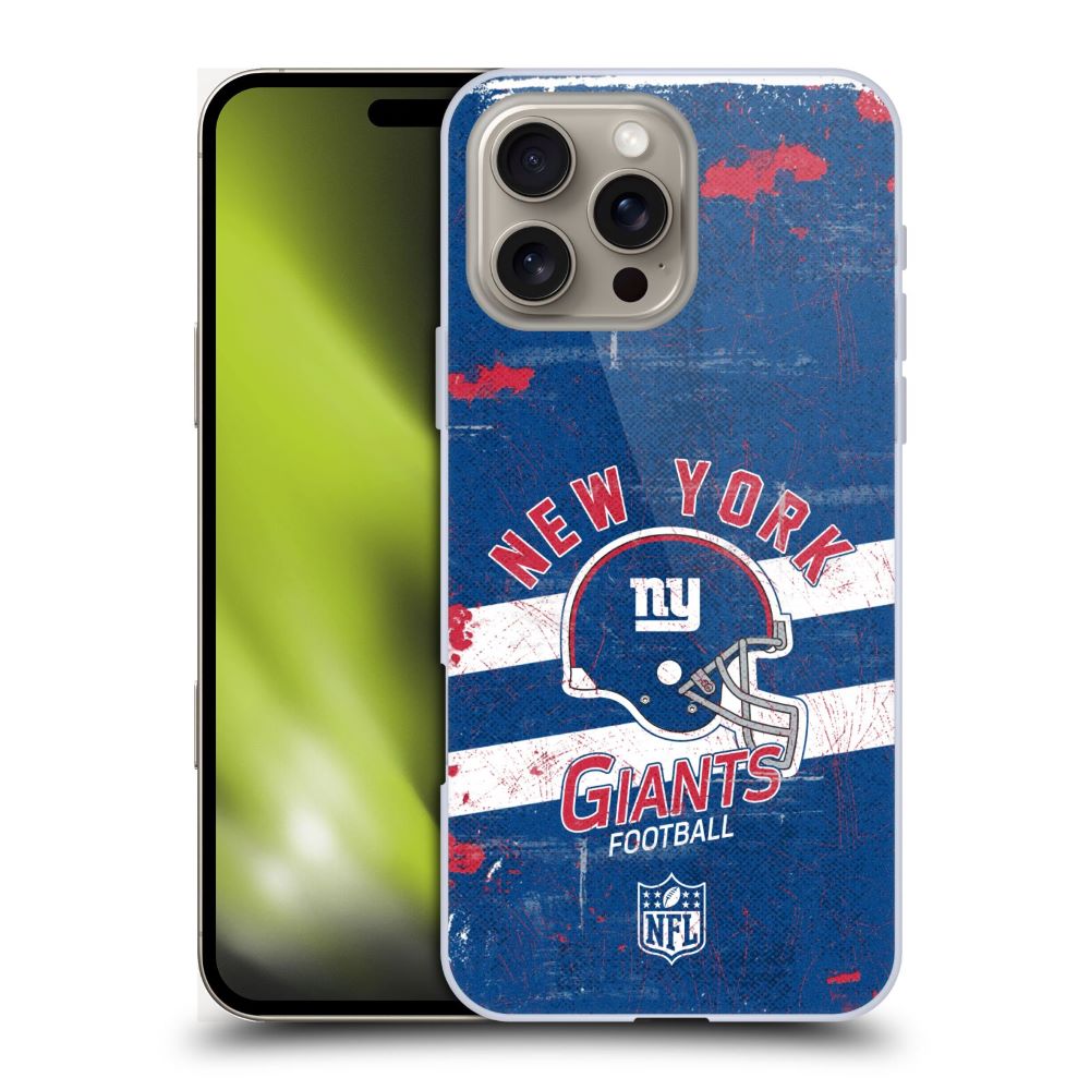 NEW YORK GIANTS（NFL） ニューヨークジャイアンツ ニューヨークジャイアンツ - Helmet Distressed ハード case / Apple iPhoneケース - PGS