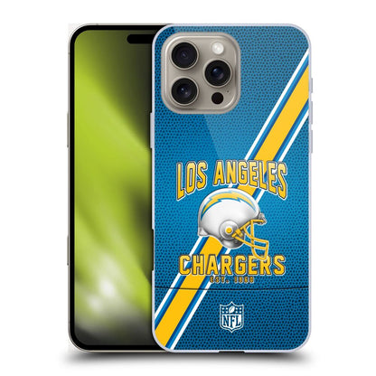 LOS ANGELES CHARGERS（NFL） ロサンゼルスチャージャーズ  ロサンゼルスチャージャーズ - Football Stripes ハード case / Apple iPhoneケース 【公式 / オフィシャル】
