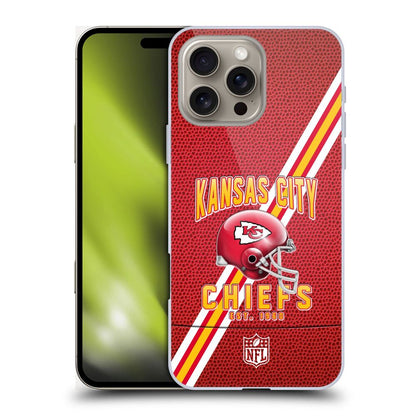 KANSAS CITY CHIEFS（NFL） カンザスシティチーフス  カンザスシティチーフス - Football Stripes ハード case / Apple iPhoneケース 【公式 / オフィシャル】