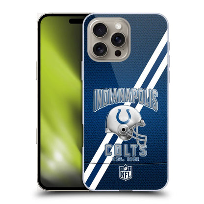 INDIANAPOLIS COLTS（NFL） インディアナポリスコルツ インディアナポリスコルツ - Football Stripes ハード case / Apple iPhoneケース 【公式 / オフィシャル】