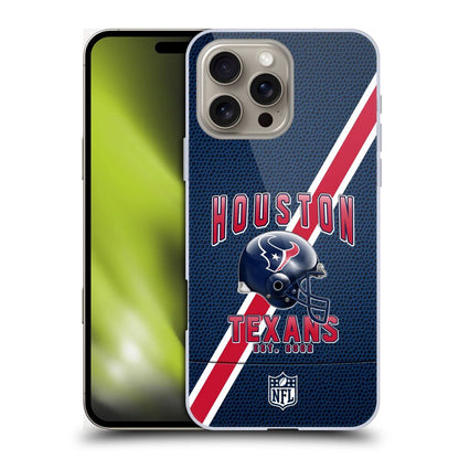 HOUSTON TEXANS（NFL） ヒューストンテキサンズ ヒューストンテキサンズ - Football Stripes ハード case / Apple iPhoneケース 【公式 / オフィシャル】