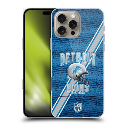 DETROIT LIONS（NFL） デトロイトライオンズ デトロイトライオンズ - Football Stripes ハード case / Apple iPhoneケース 【公式 / オフィシャル】