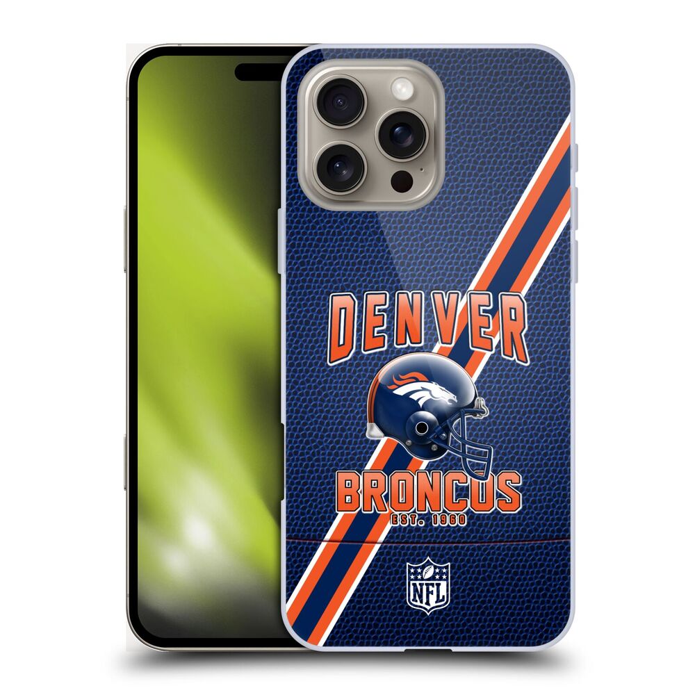DENVER BRONCOS（NFL） デンバーブロンコス デンバーブロンコス - Football Stripes ハード case / Apple iPhoneケース 【公式 / オフィシャル】