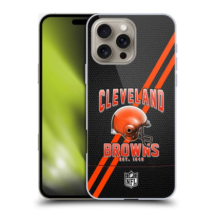 CLEVELAND BROWNS（NFL） クリーブランドブラウンズ  クリーブランドブラウンズ - Football Stripes ハード case / Apple iPhoneケース 【公式 / オフィシャル】