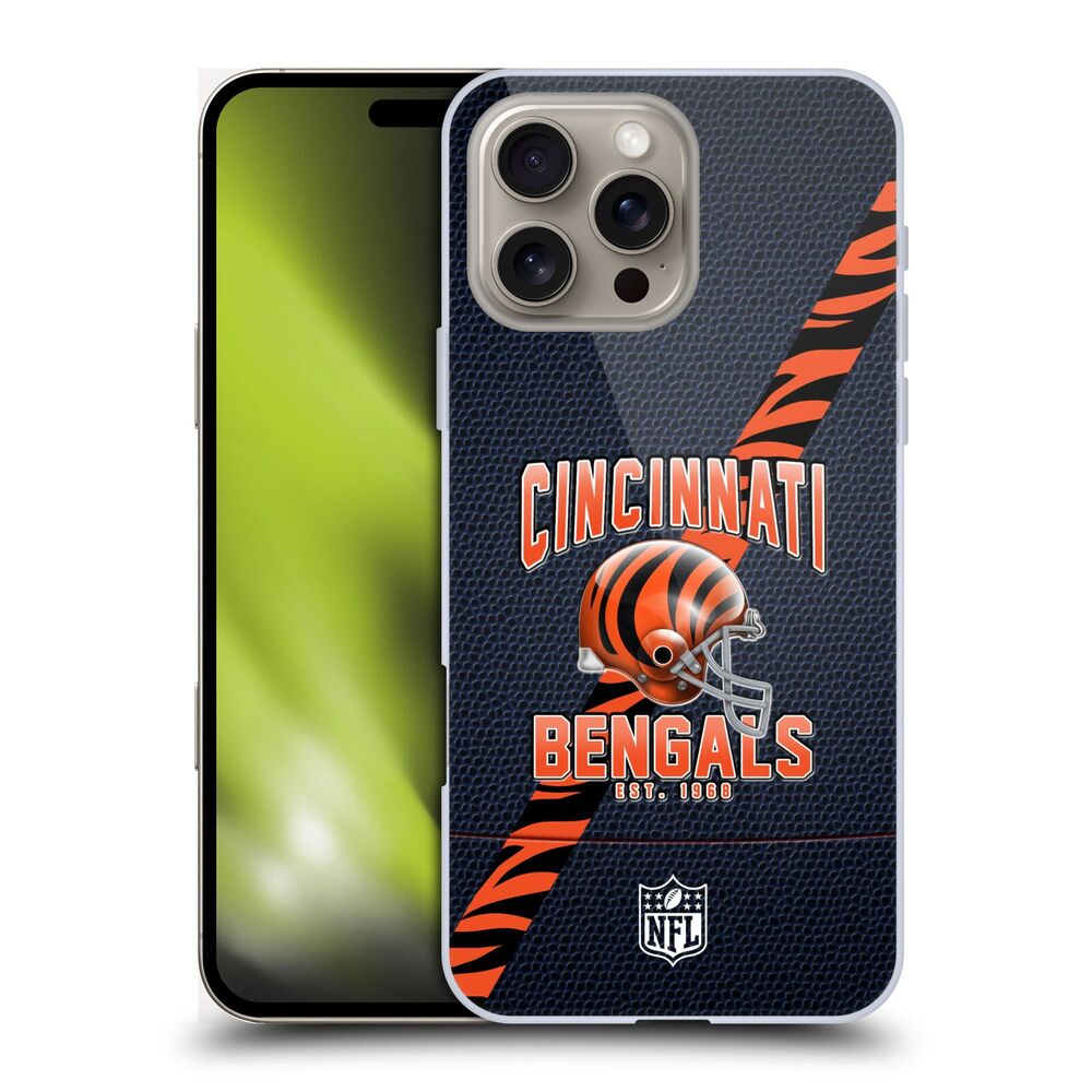 CINCINNATI BENGALS（NFL） シンシナティベンガルズ  シンシナティベンガルズ - Football Stripes ハード case / Apple iPhoneケース 【公式 / オフィシャル】